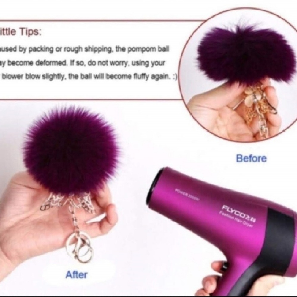 Bling kitty bag charm  -Pink - Picture 2 of 5